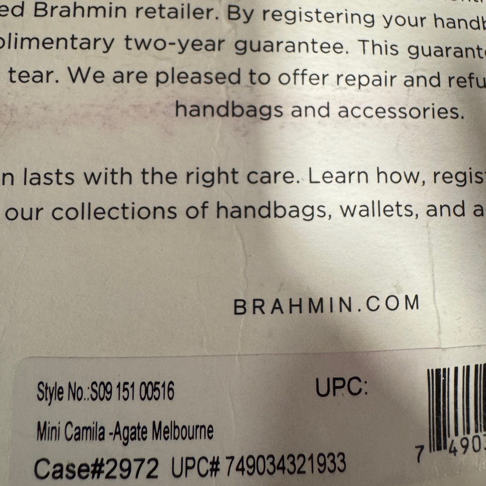Beautiful Brahmin purse - Picture 12 of 12